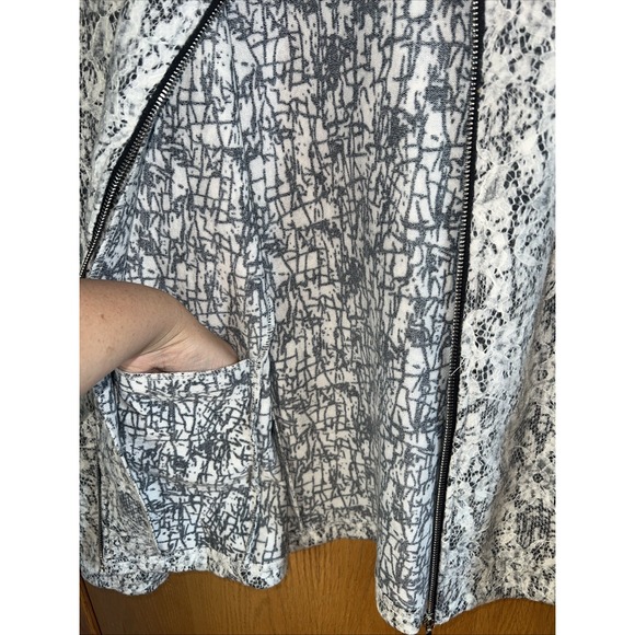 Cathy Daniels Lace Overlay Long Sleeve Full Zip Jacket Size XL Women - Picture 4 of 6